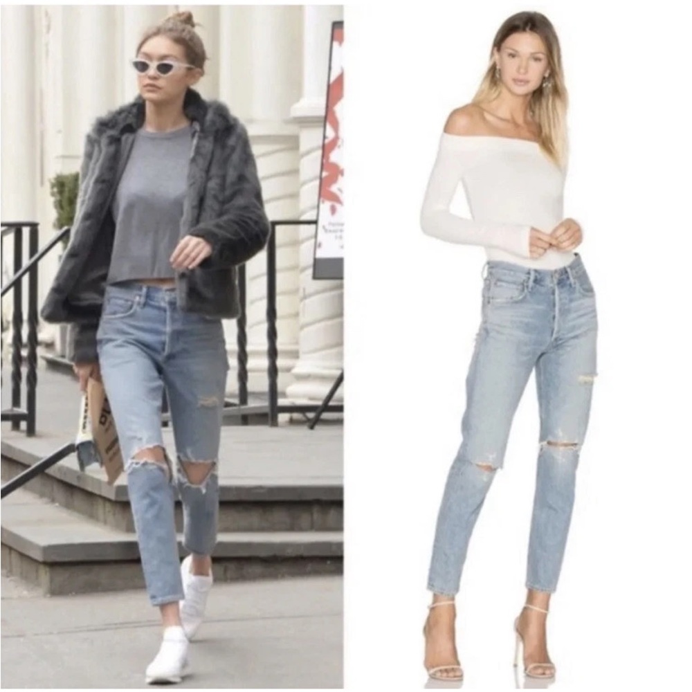 AGOLDE Jamie High Rise Classic Fit Dakota Jeans